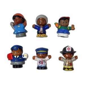 Fisher‑Price Little People Lot of 6 Mixed Careers & Characters